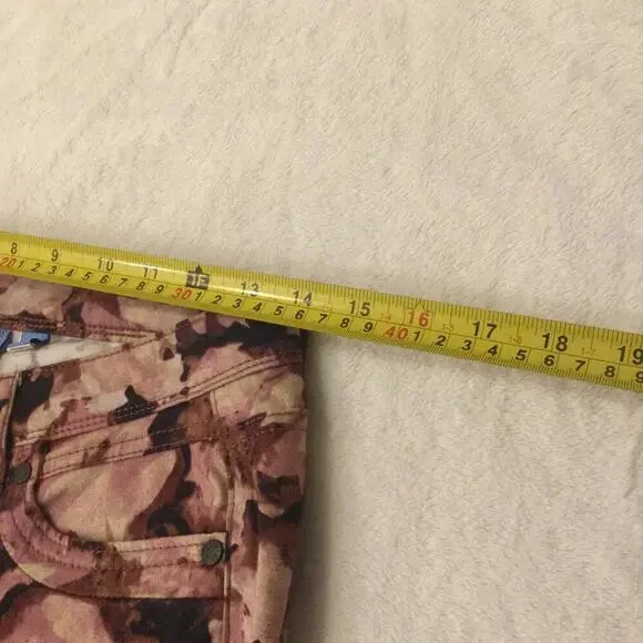 Simply Vera Vera Wang Pants Purple Floral Skinny Size 4 - Picture 6 of 11